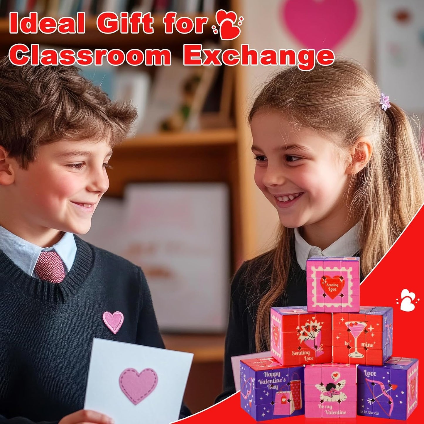 48 Pack Mini Cube Bulk, 1.18 Inch 3x3x3 Small Puzzle Cubes Set, Birthday Party Favors, Classroom Rewards Prizes, Stocking Stuffers, Easter Basket Fillers for Kids