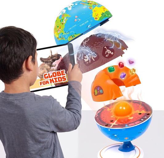 PlayShifu Globe for Kids– Orboot Earth: Interactive Kids Globe with 1000+ Facts on Animals, Places & Monuments | Tech-Powered Learning Toy & STEM Gift for Kids Ages 4–10
