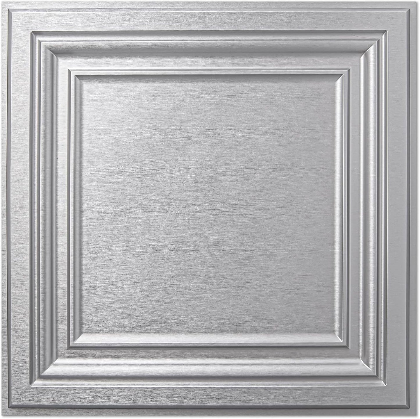 Art3d PVC Ceiling Tiles, 2'x2' Plastic Sheet in Black (12-Pack)