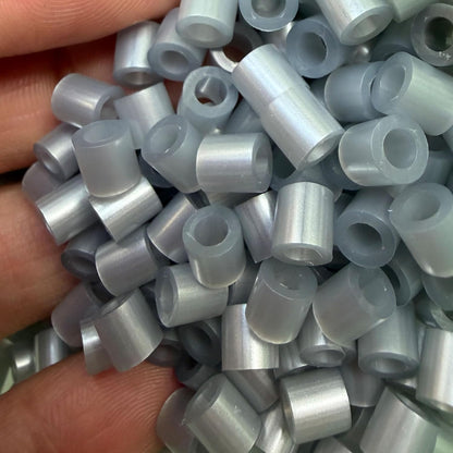 OEEKOI 5500Pcs Fuse Beads - 5mm Bulk Melting Beads for Crafts, Ideal for Christmas Birthday Gifts,Clear