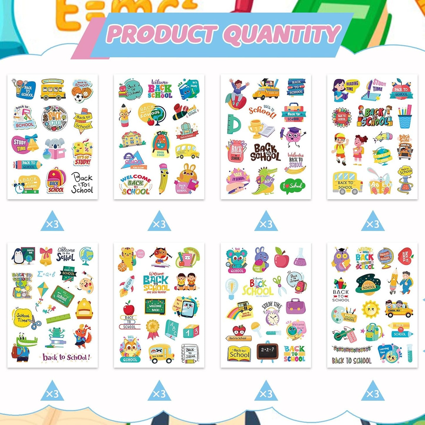 312 Pcs Science Stickers, Chemistry Biology Physics Laboratory Sticker Science Themed Stickers for Craft Supplies Classroom Rewards Party Decorations