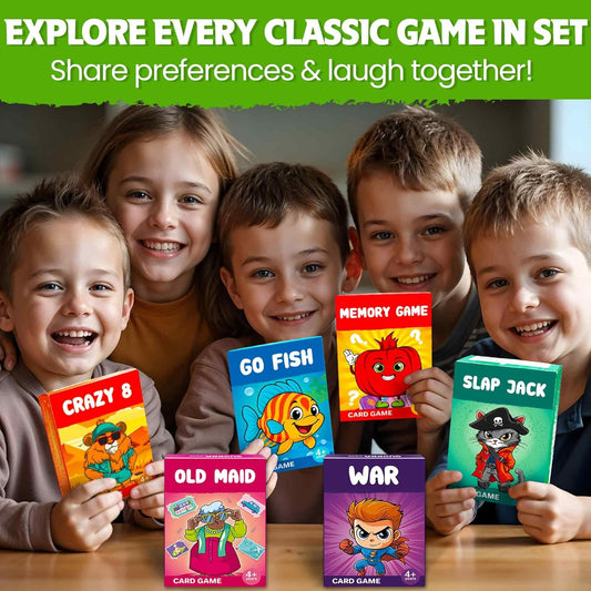 QUOKKA Memory Games for Kids Ages 4–8 – Fun Family Game with Cute Characters, Perfect for Travel, Playdates, Family Time – Educational & Engaging Playing Cards for Kids, Easy to Learn, Fast to Play