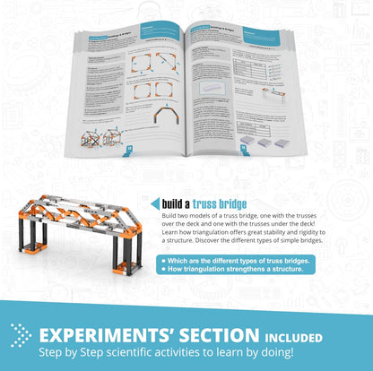 Engino- STEM Toys, Structures, Buildings & Bridges, Building Toys for Kids 9+, STEM Projects, Creative Engineering Kit, Gifts for Boys & Girls (9 Model Options)