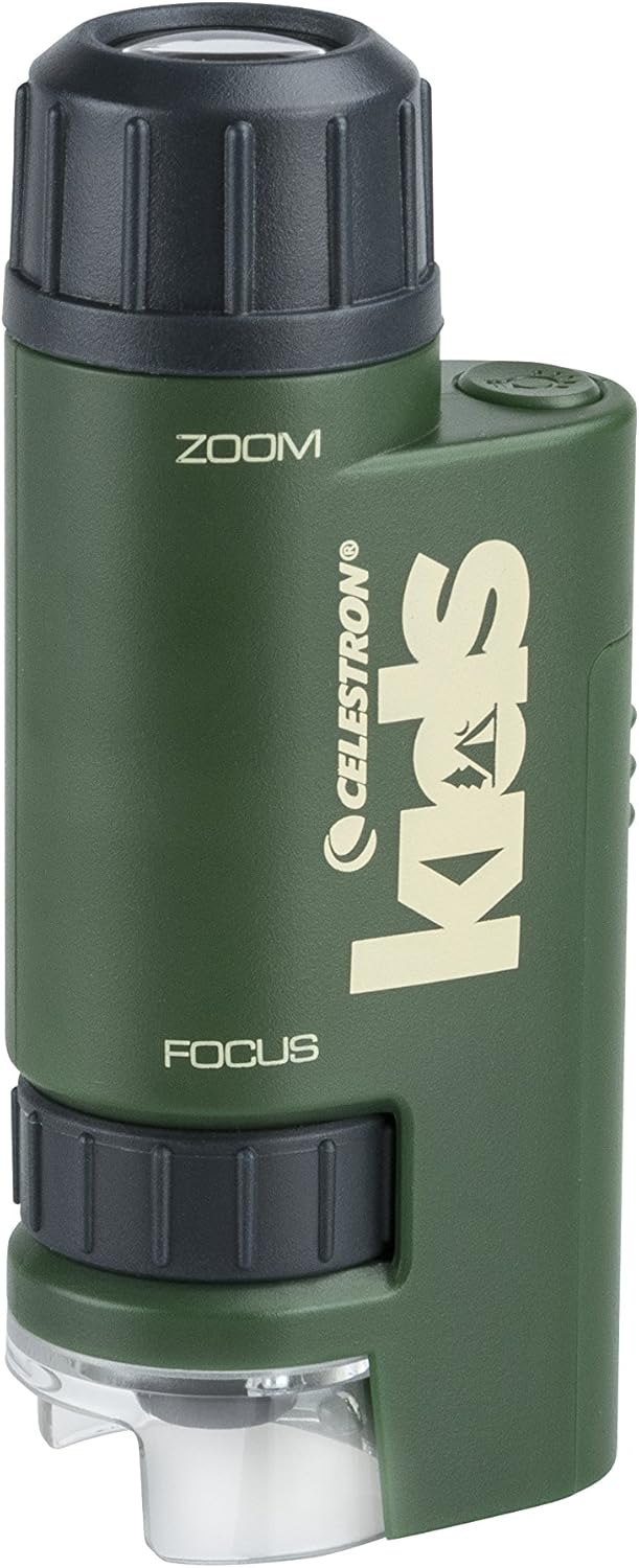 Celestron Kids Let Your Child Explore The World Microscope, Green (44116)