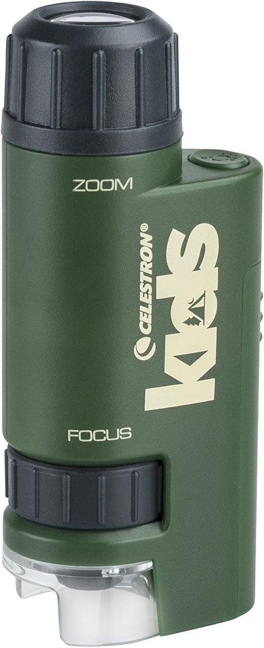 Celestron Kids Let Your Child Explore The World Microscope, Green (44116)