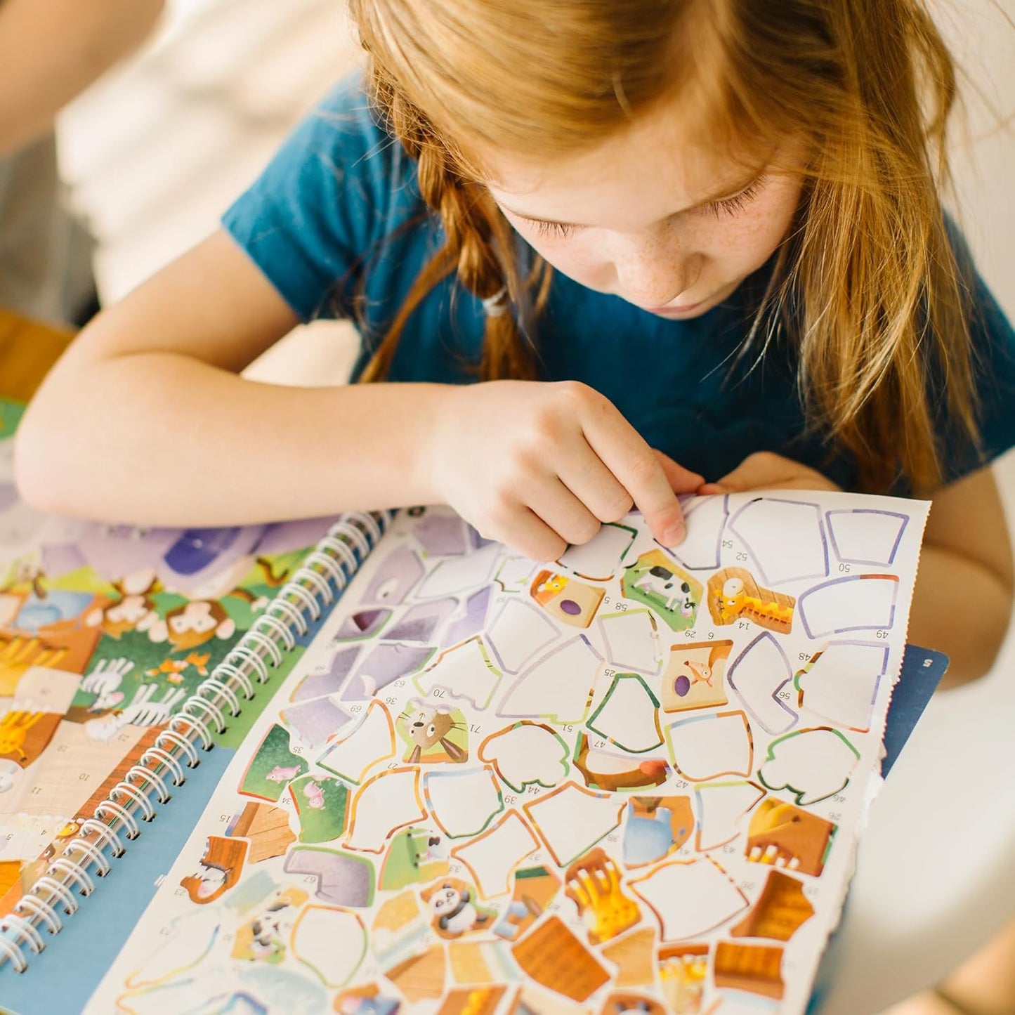Activity Sticker Book 7 and Up The Life of Jesus Sticker Stories Puzzle Book Explore 10 New Testament Adventures 756 Reusable Stickers Spiral Binding
