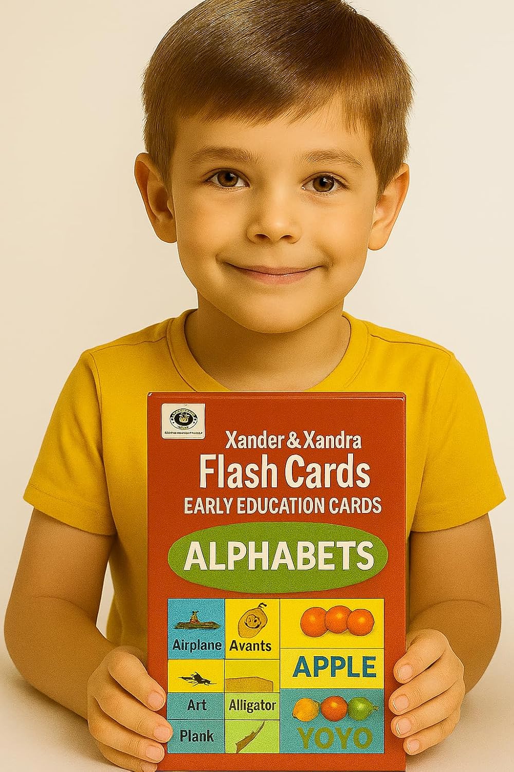 Alphabet Flash Cards for Toddlers | Award-Winning | ABC Flashcards for Baby & Kids|ABC Cards Kindergarten || Large A-Z Learning Letter Animal Color Food Flashcard for Ages 1-6