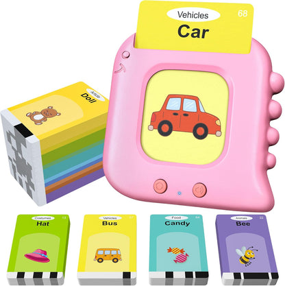Talking Flash Cards,Kids Toddler Flash Cards with 240 Sight Words,Montessori Toys,Autism Sensory Toys,Speech Therapy,Learning Educational Gifts for Age 1 2 3 4 5 Years Old Boys and Girls