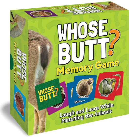 Whose Butt? Memory Game