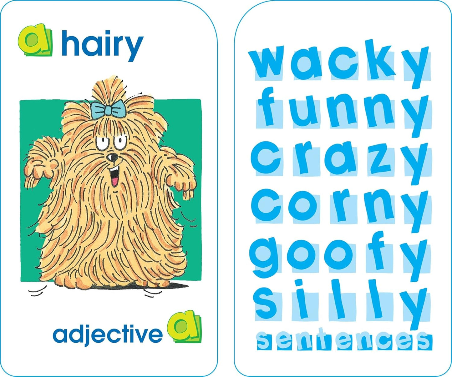 School Zone Nouns, Verbs & More Game Cards: 56 Cards, Kindergarten, 1st Grade, Grammar, Early Reading, Parts of Speech, Word-Picture Association, Sentence Structures, Ages 6+