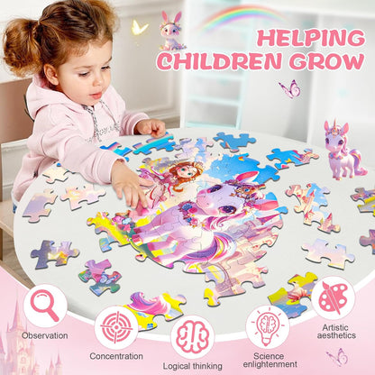 DIGOBAY Underwater Ocean Floor Puzzle for Kids Ages 4-6, Shark Toys for Boys Girls, 70 Pieces Large Jigsaw Shark Puzzles for Kids Ages 3-8, Educational Ocean Animals Toys for Birthday Christmas