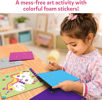 Skillmatics Foam Sticker Art Activity - Animals, Mess-Free Fun for Kids, 800+ 3D Foam Stickers, DIY Felt Craft Kits, Gifts for Boys & Girls Ages 3, 4, 5, 6, 7