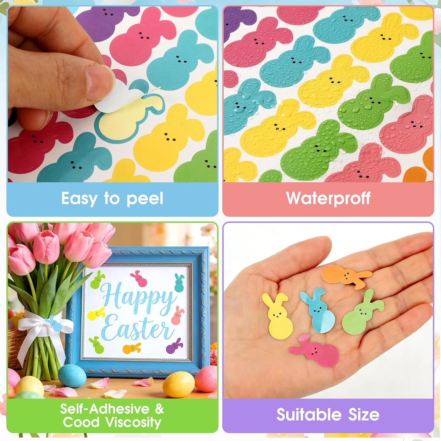 JULMELON 672 PCS Valentines Day Heart Stickers for Kids Conversation Heart Stickers Removable Labels Cards for Candy Envelopes Gifts Classroom Valentine’s Day Party Decorations