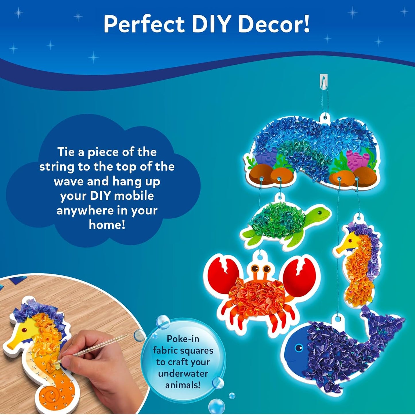 Skillmatics Poke-in Art - Magical Unicorn Dream Decor, Mess-Free Fun for Kids, DIY Wood Craft Kits, Screen-Free Activity, Gifts for Ages 4, 5, 6, 7, 8, 9