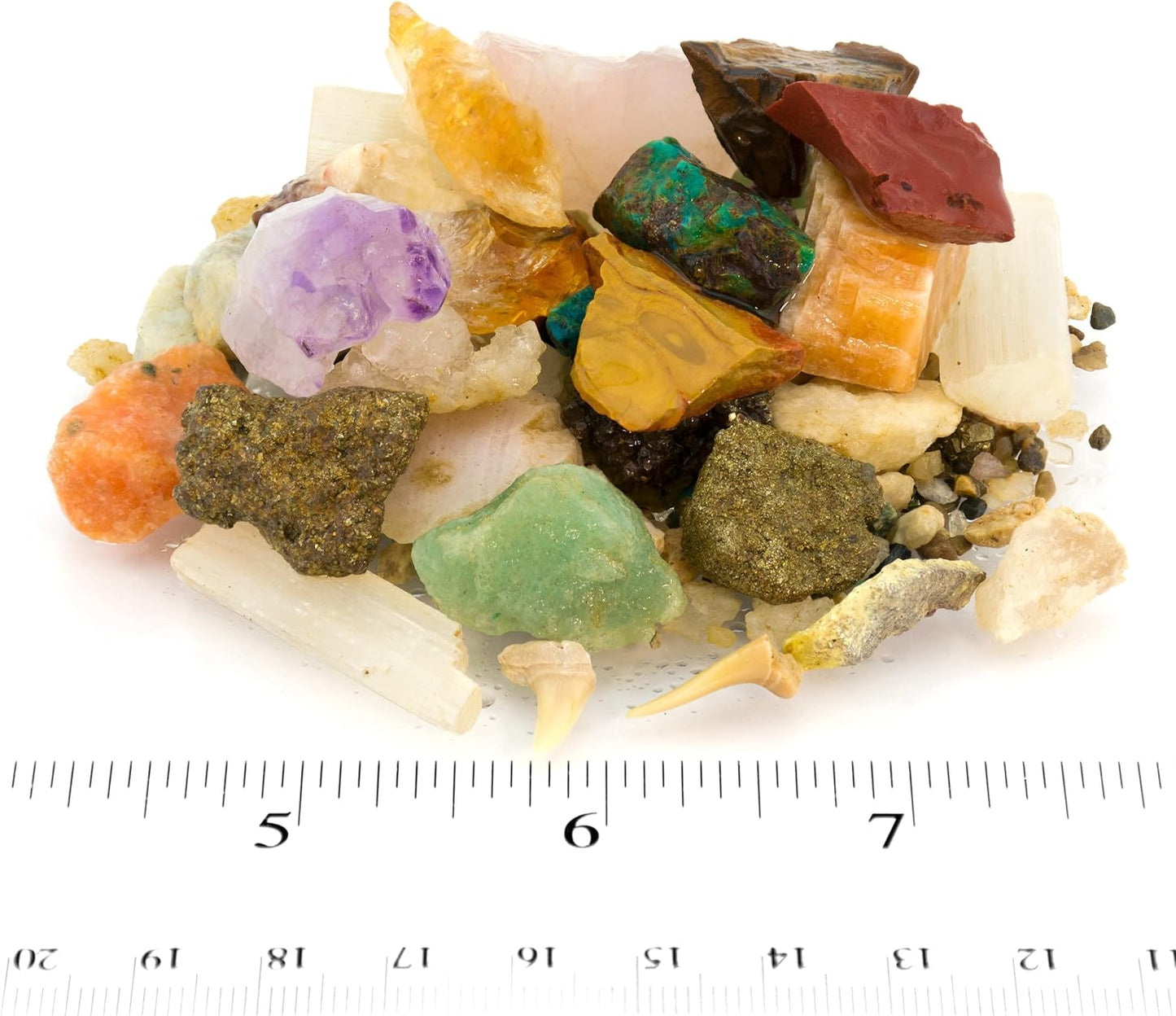 Boone's Mill Gemstone Paydirt | 5 Pounds | Gem Mining Rough Stone Mix | Rock Fossil ID Guide