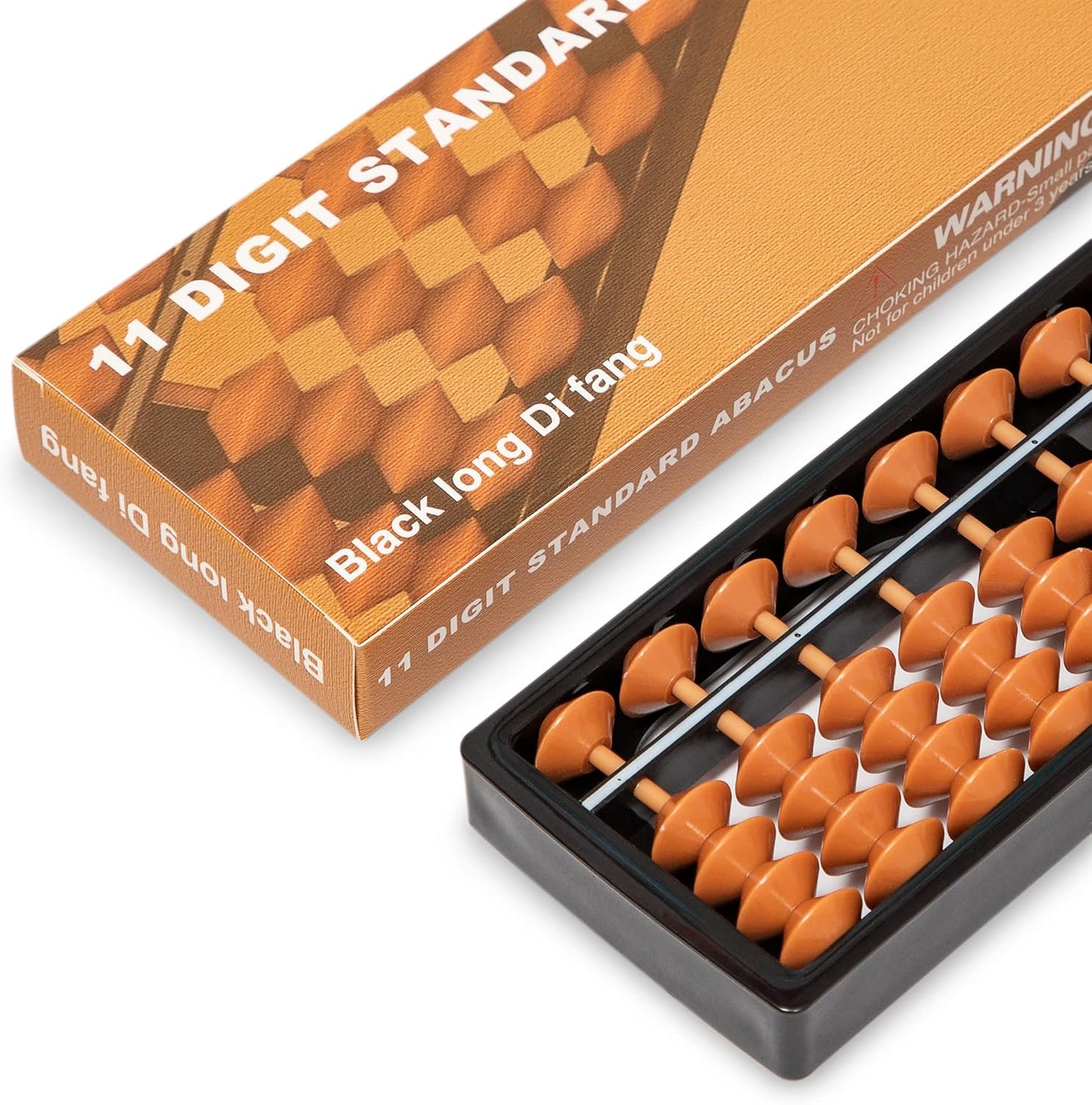 Digital Standard Abacus-17.8 cm-Professional 11-Column Soroban Calculator (Functional and Educational Tool)