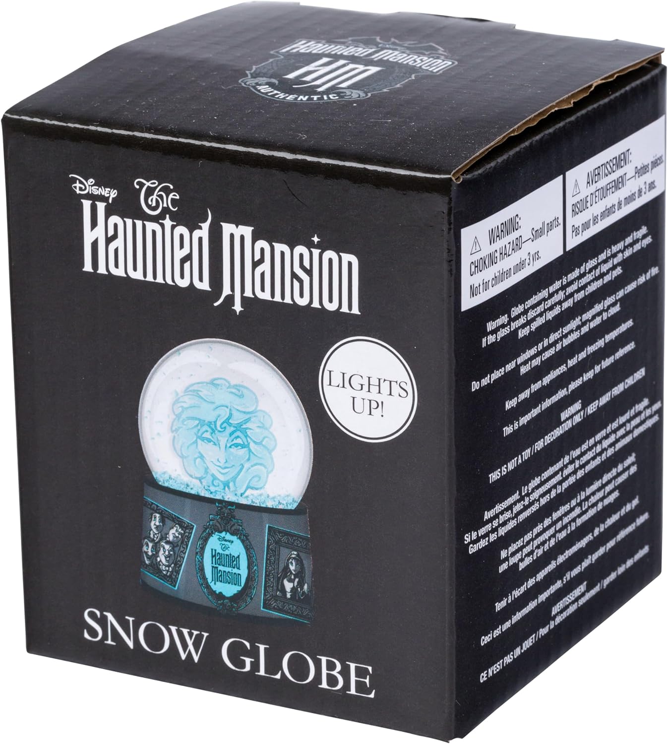 Silver Buffalo Disney Mickey and Friends Mini Light Up Snow Globe│Minnie Mouse│3.8 Inches Tall, 45mm (Small)