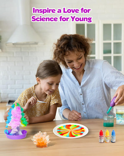 80+ Science Experiment Kit for Kids Ages 5-6-7-8, STEM Learning and Educational Toys, First Science Kit for Boys Girl Birthday Gifts