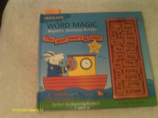 Word Magic, Magnetic Sentence Builder