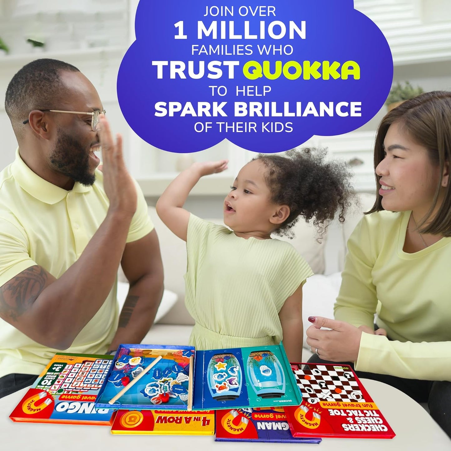 QUOKKA Magnetic Puzzles for Kids Ages 4-6 – Magnetic Fractions Learning Set for Kids 6-12 – Math Games for Homeschooling, Classrooms & Travel – 110 Magnets, 12 Task Pages, Marker – Toddler Travel Toys