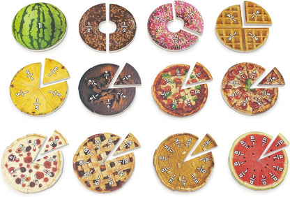 Junior Learning Food Fractions - Learn Fractions The Yummy Way, Multi