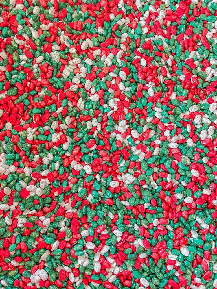 Fall Themed Sensory Beans - Colorful Sensory Bin Filler - 4 Cups