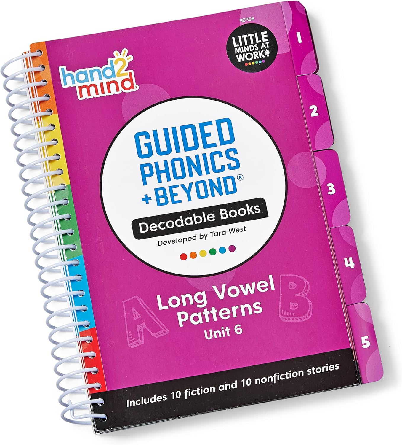 hand2mind Guided Phonics + Beyond Decodable Books Unit 2, CVC Books for Beginning Readers, Science of Reading Classroom Materials, Learn to Read Leveled Readers, Preschool Curriculum for Teachers