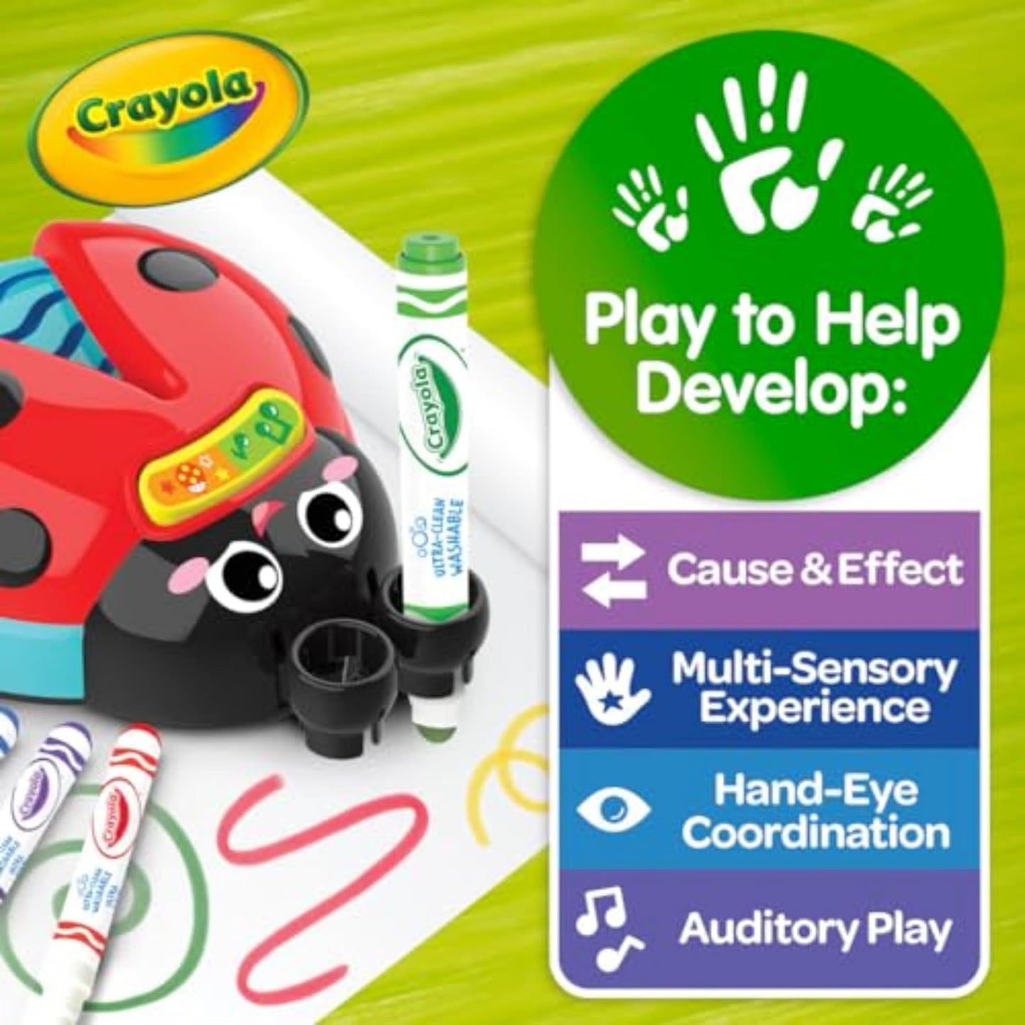 Crayola 2-in-1 Doodle Board for Toddlers, Squishy & Erasable Drawing Tablet, Educational Toddler Toy, Travel Activity, Sketching Pad, Gift for Kids