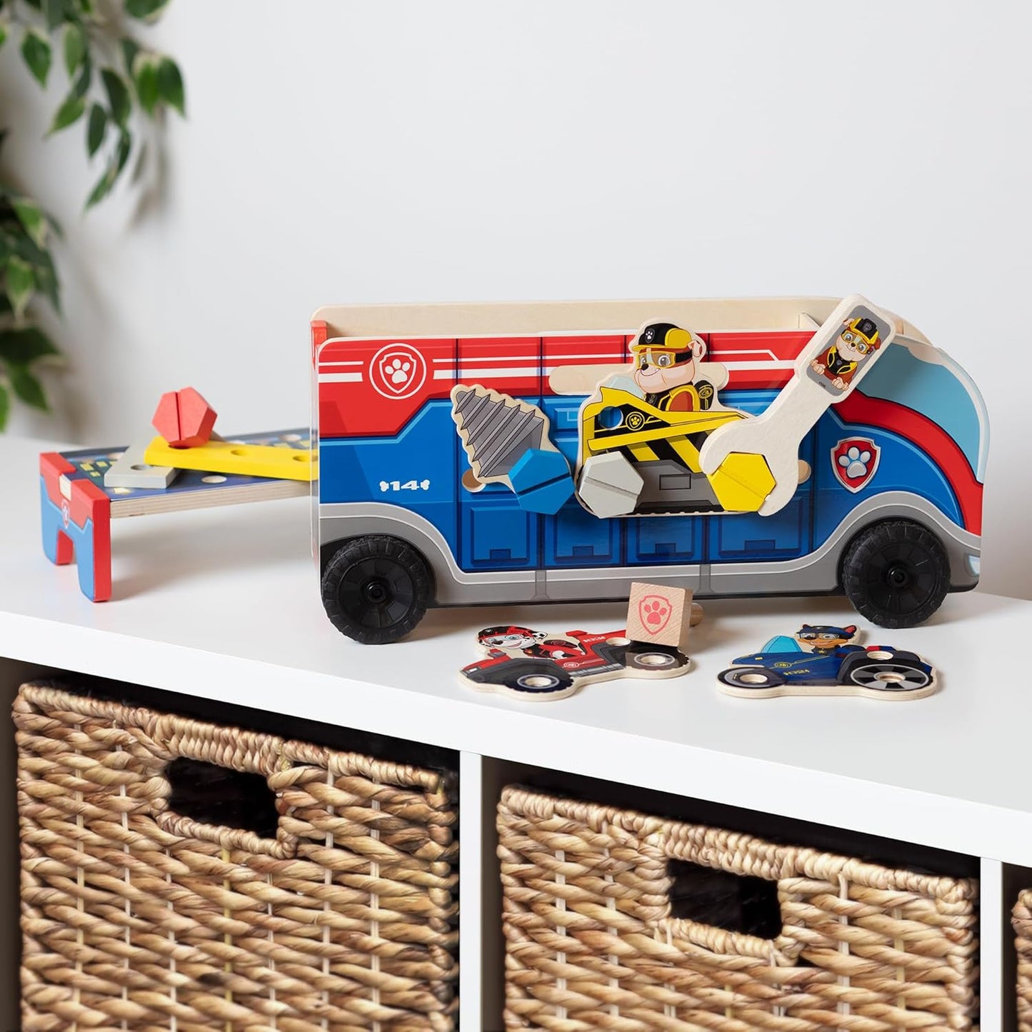 Melissa & Doug PAW Patrol Wooden See & Spell Pup Pad Game - FSC Certified
