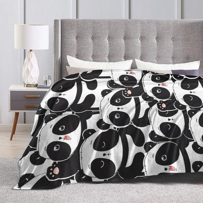 Bear Print Blanket Cute Baby Bear Fleece Throw Blanket Fuzzy Plush Super Soft Cozy Warm Decor Blanket Toddler Nursery Gifts for Boys Girls Kids Adult Men Women 40"x50"