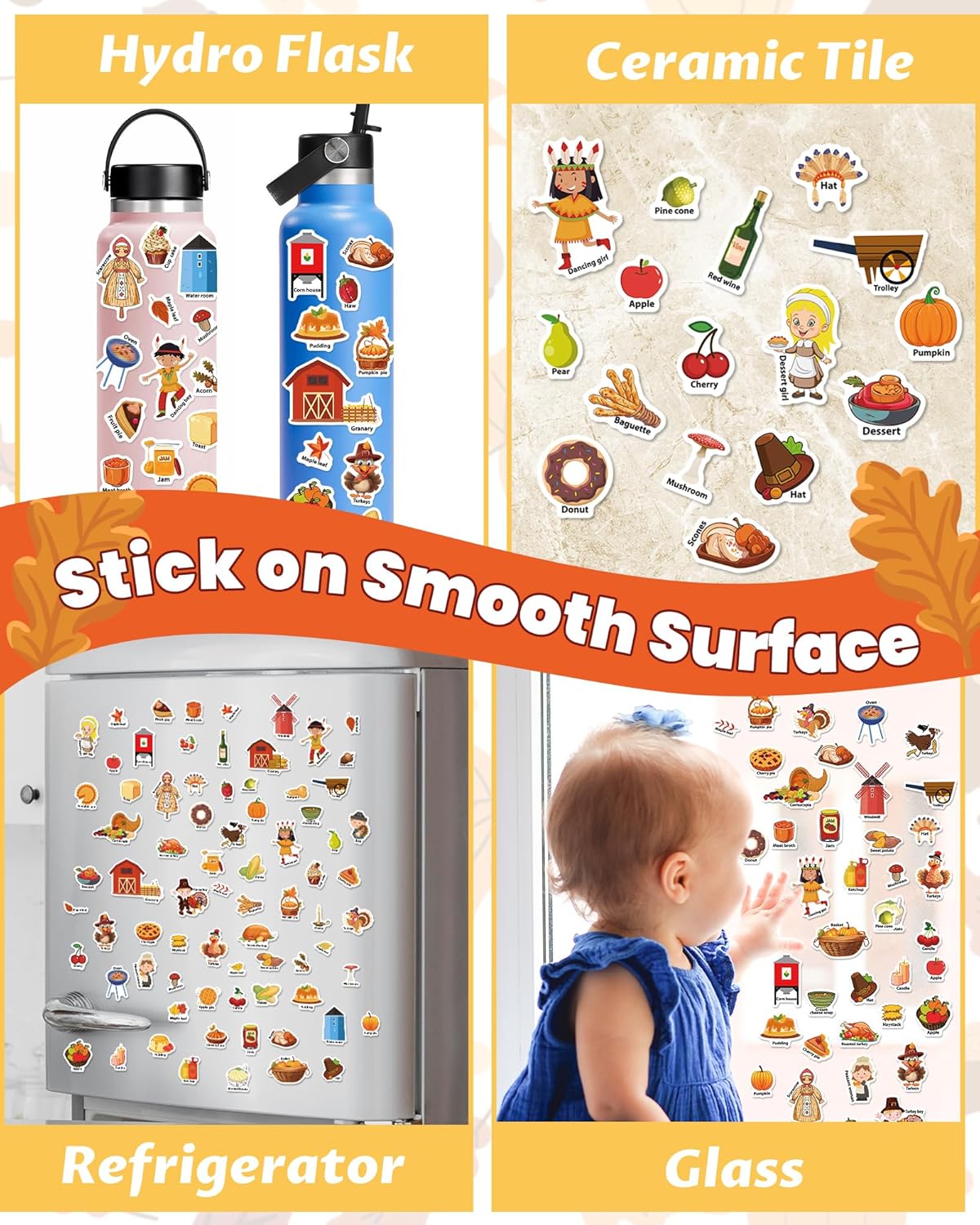 Walenced Reusable Sticker Book for Toddlers, Stickers for Kids, Toddler Sticker Book, Toddler Craft Activities, Toddler Travel Toys Ages 3 and Up Boy Girl Birthday Gifts