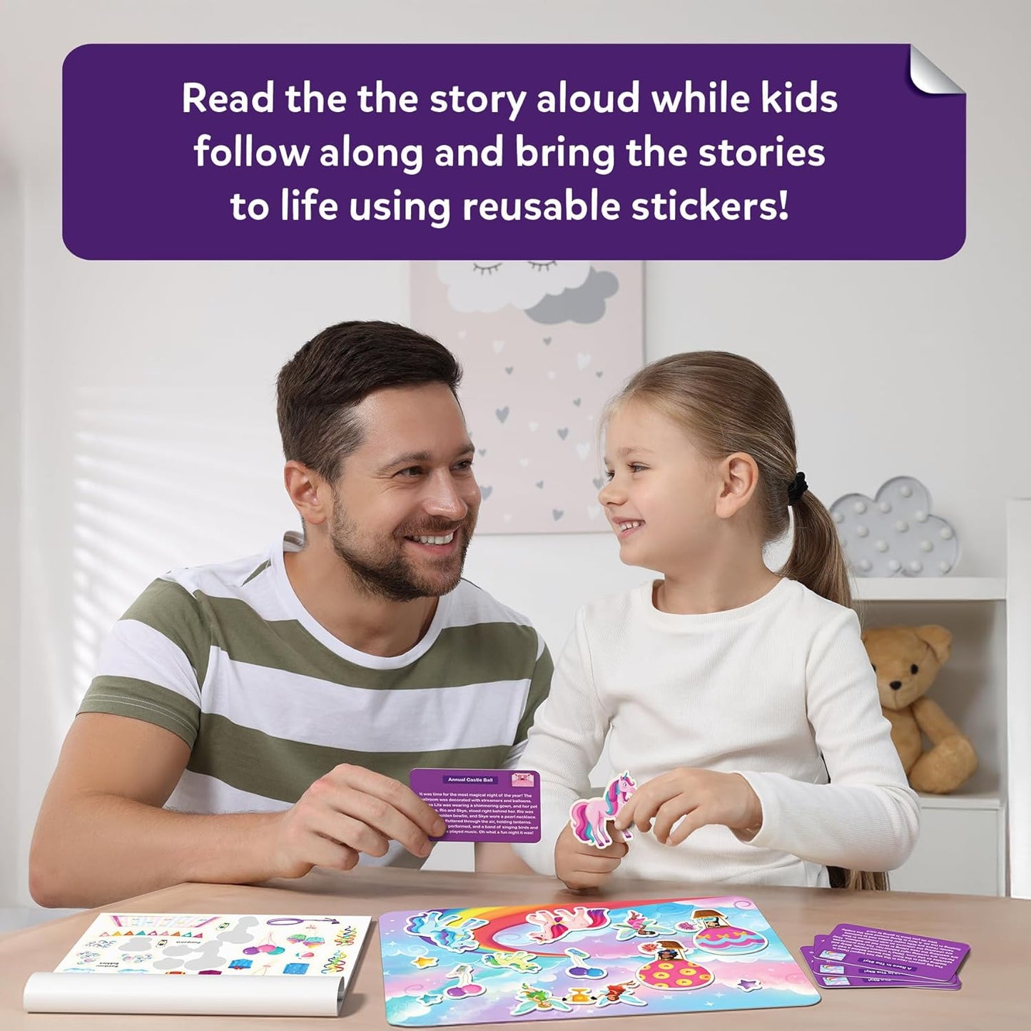 Skillmatics Activity Kit - Creative Storytelling & Skill Building with 150+ Reusable Stickers, Educational, Mess-Free Fun, Preschool & Kindergarten Toy, Gifts for Kids Ages 3, 4, 5, 6, 7