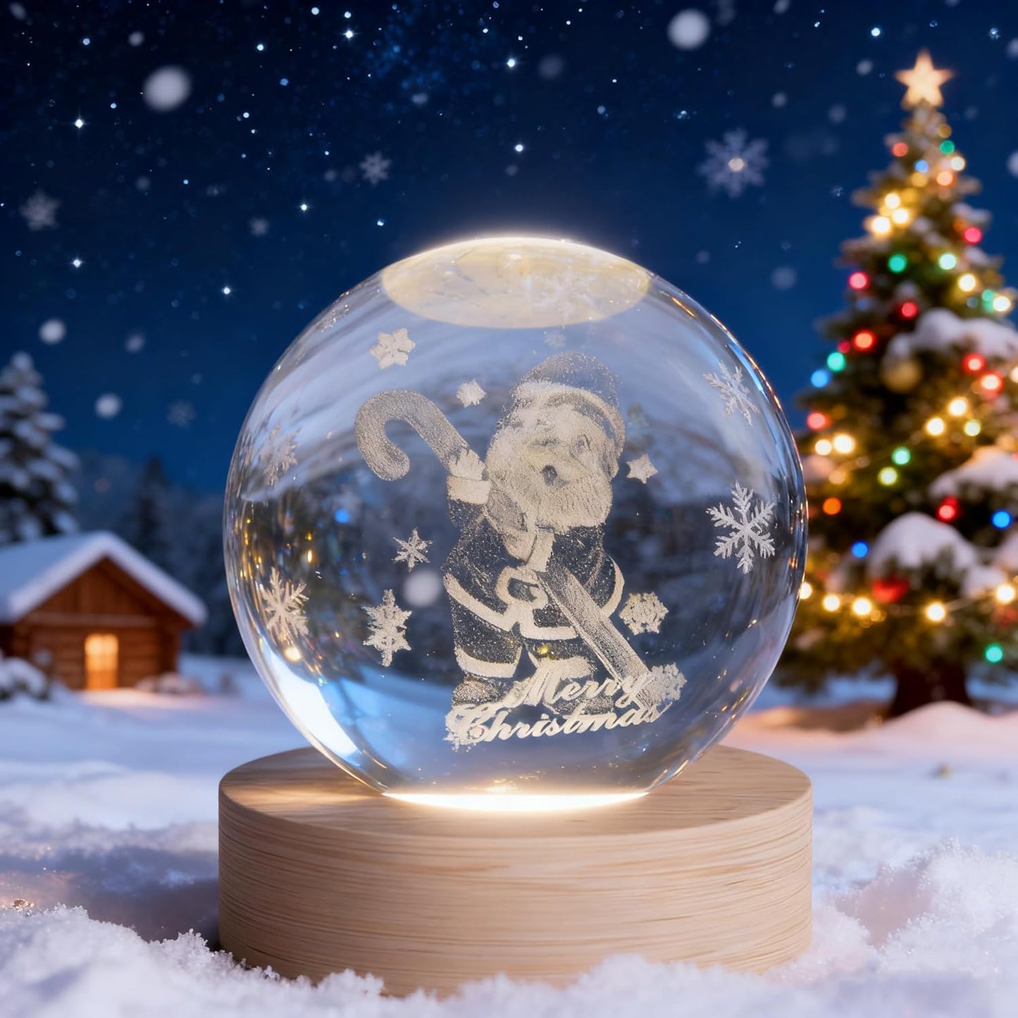 3D Solar System Crystal Ball, 2.4in Universe Gifts Decorative Quartz Glass Ball, Space Laser Engraved Model Astronomy Decor, Physics Display Sculpture Home Decor Crafts for Friends Mom Women Boys