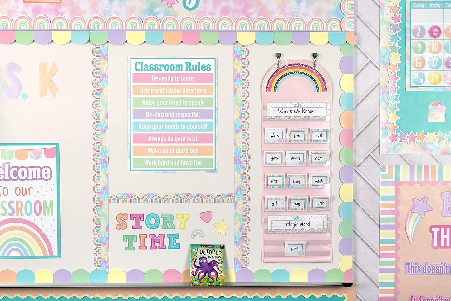 Teacher Created Resources Pastel Pop Bold Block 3" Magnetic Letters