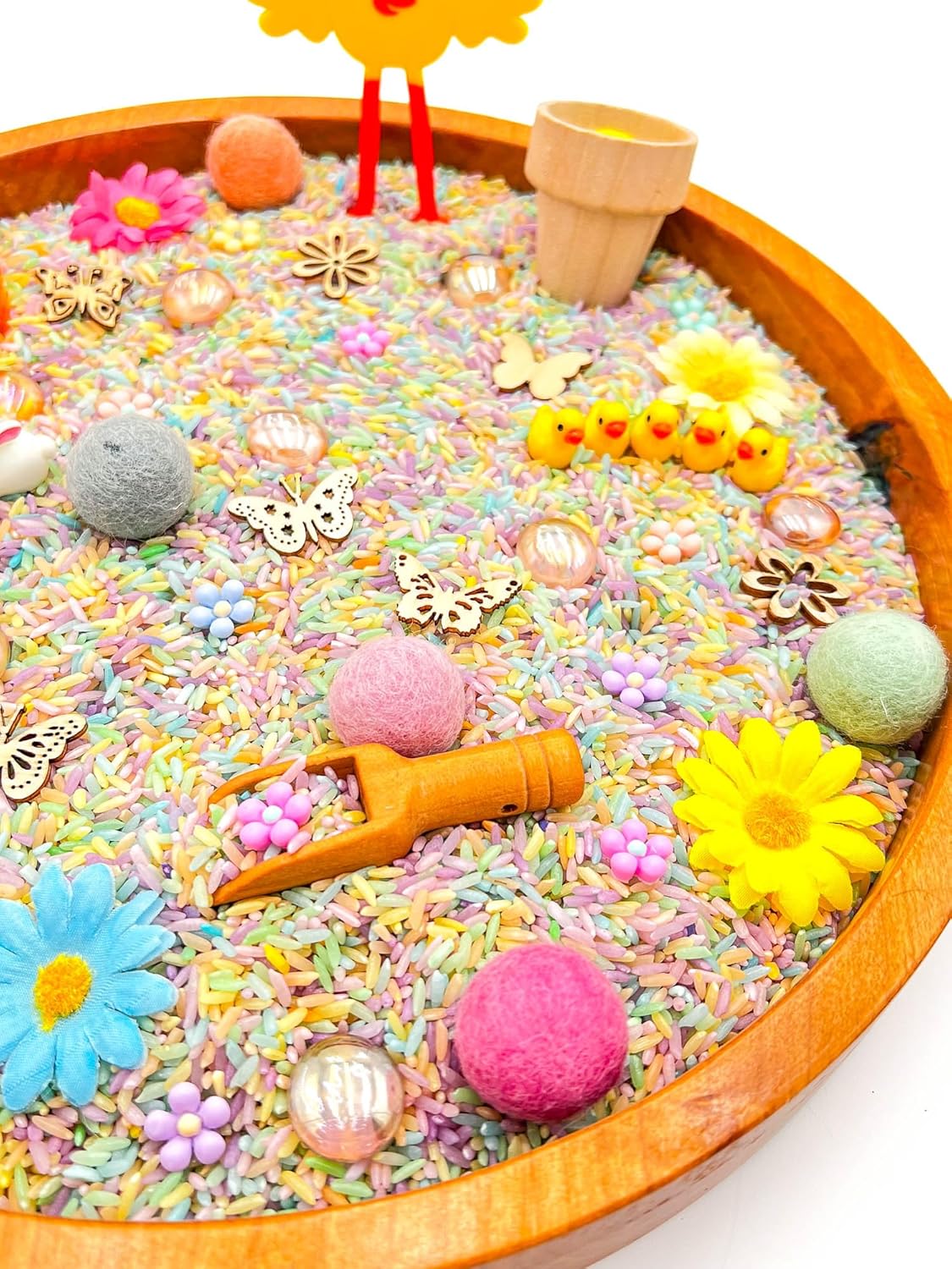 Kids Sensory Bins Montessori Sensory bin, Sensory Toys, Sensory Bins, Sensory Bin for Preschoolers (Pastel Bunny)