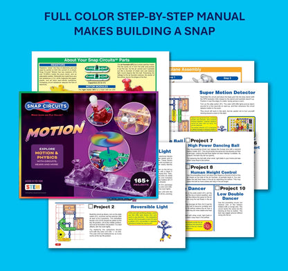 Snap Circuits “Arcade”, Electronics Exploration Kit, Stem Activities for Ages 8+, Full Color Project Manual (SCA-200)