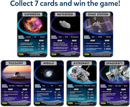 Skillmatics Guess in 10 NASA Space, Perfect for Boys, Girls, Kids & Families Who Love Card Games, Educational Toys, Travel Games, Gifts for Ages 8, 9, 10 and Up