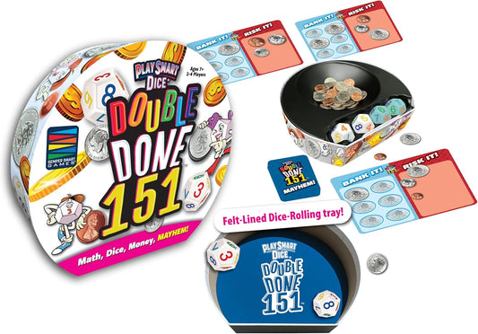 Semper Smart Games Double Done 151: Money and Mayhem Make Math Fun for The Whole Family!