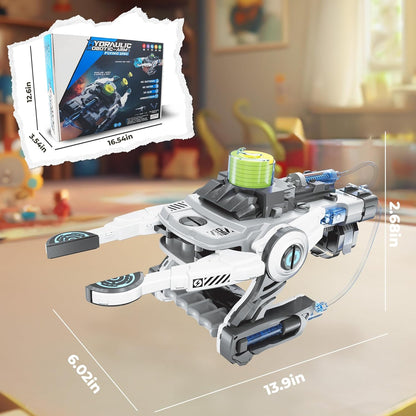 SMIESSKIDDO Robotic Mechanical Hand STEM Toy for Kids 8 9 10 11 12 13 14 | Parents Choice Award Winner | Kids Birthday Gift | DIY Engineering Kit for 8-14 Years Old Boys & Girls - White