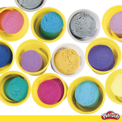 Play-Doh Unicorn Theme 13-Pack of Non-Toxic Modeling Compound Including Sparkle and Metallic Colors Plus 6 Tools (Amazon Exclusive)