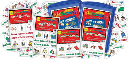 BARKER CREEK Learning Magnets, for Children, Picture Communication Symbol Magnets - High-Frequency Verbs & Companion Word Magnets (3000)
