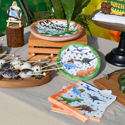 WERNNSAI Science Party Decorations - 48 Pcs Science Plates and Napkins Mad Scientist Birthday Decoration Chemistry Party Plates Set Little Scientist Labratory Favors Serves 16 Guests