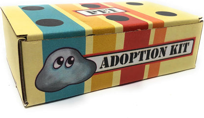 Rock Pet Adoption Kit Funny Novelty Gag Gift (Green Eyes)