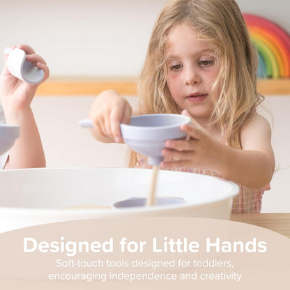 Inspire My Play Purple Sensory Bin Accessories Start Kit - Sensory Bin Toys - Messy Play Tools