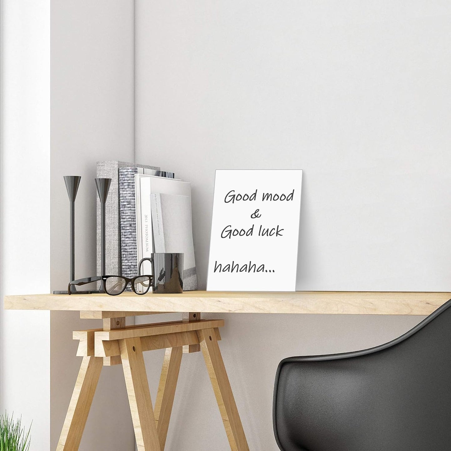 LLPT Dry Erase Magnetic Sheets 6 Packs 5.9” x 8.3” Reusable Washable No Adhesive Trimable Sticker Notes for Refrigerator Desktop Shelf DIY Whiteboard Color White (MSW598)