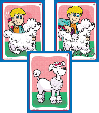 Super Duper Publications | Sequencing Fun Deck Flash Cards | Educational Learning Resource for Children