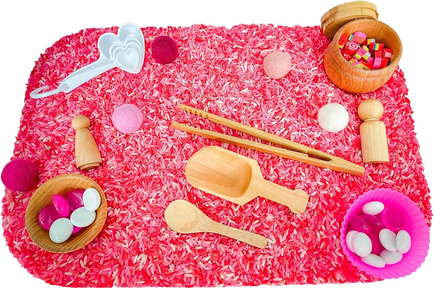 Kids Sensory Bins Montessori Sensory bin, Sensory Toys, Sensory Bins, Sensory Bin for Preschoolers (Pastel Bunny)
