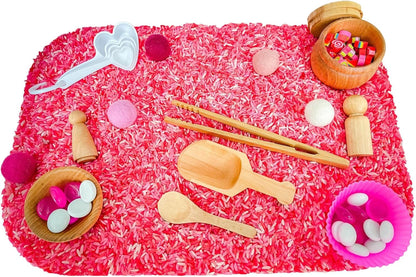 Kids Sensory Bins Montessori Sensory bin, Sensory Toys, Sensory Bins, Sensory Bin for Preschoolers (Pastel Bunny)