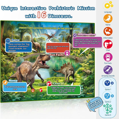 Bilingual Interactive Solar System Poster for Kids – Educational Talking Space Poster for Kids Aged 3-12, STEM Learning Toy, Ideal for Classroom & Home, Space-Themed Wall Decor