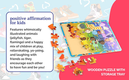 Upbounders® 48 Piece Jumbo Floor Puzzle for Kids | Barbershop Beginner Puzzle | Pretend Play & Learning Toy for Boys Girls Ages 4 5 6 | Black Brown Boy at The Barber (Multicultural)